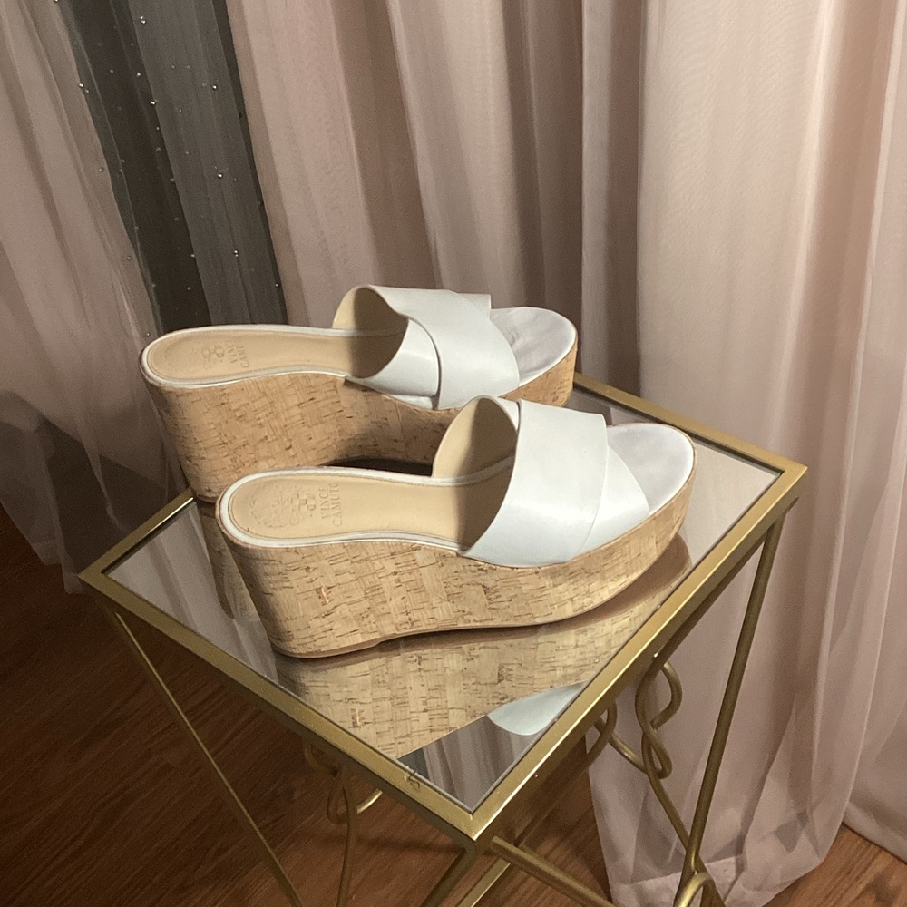 White platform Sandals
